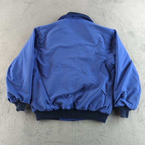 Vintage 90s Eddie Bauer Jacket Womens Small Blue Expedition Outfitter Bomber USA - Picture 7 of 12